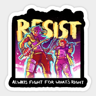 Resist Sticker